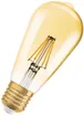 Lampe LED LEDVANCE Vintage Edison E27 4W 410lm 2400K Ø64×143mm clair or 