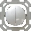 Interrupteur à poussoir Max Hauri EXO schéma 3+3, IP55, blanc 
