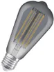 Lampe LED LEDVANCE Vintage Edison E27 11W 500lm 1800K VAR Ø64×140mm fumé 