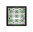 Frontplatte EDIZIO.liv SNAPFIX® für UNI-Taster 3902-1 ohne LED sz 