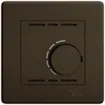 Thermostat d'ambiance ENC EDIZIO.liv SNAPFIX® sans interrupteur 230VAC 50Hz br 