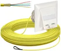 Boîte de déroulement de câble FTTH kit ENC, 2×LC-DX, 2.3mm, 90m, jaune, dca 
