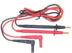Jeu de câbles de mesure de sécurité ELBRO SK2, fiche Ø4mm, 2×100cm noir et rouge 