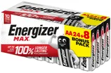 Batterie alcaline Energizer Max Mignon (AA) LR6, 1.5V, boîte 32pièces 