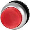 Leucht-Drucktaste ETN RMQ hoch rot, rastend, Ring verchromt 