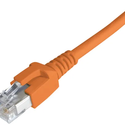 Câble patch RJ45 Dätwyler 7702 4P, cat.6A (IEC) S/FTP LSOH, orange, 12.5m 