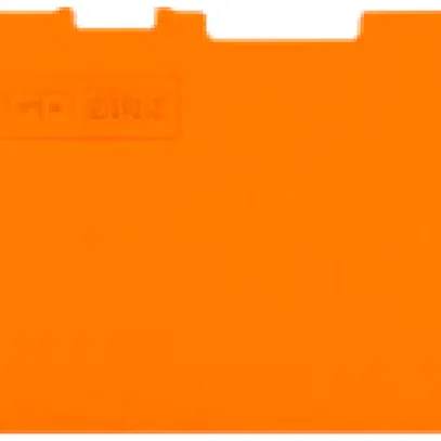 Abschlusswand WAGO TopJob-S orange 4P zu Serie 2002 