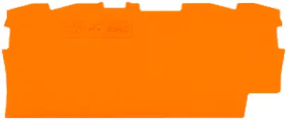 Parete d'estremità WAGO Top Job-S arancione 4P per serie 2002 