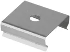 Clip di fissaggio LDV PM02/MB, per profilo tondo PM02, argento 