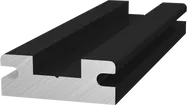 K2 Connettore per InsertionRail anodizzato nero 