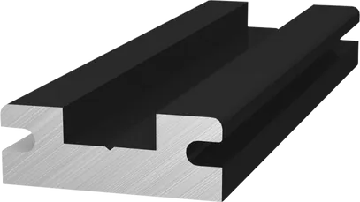 K2 Schienenverbinder InsertionRail schwarz eloxiert 