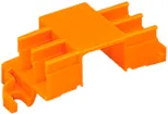 Befestigungsadapter WAGO für 6 Micro-Klemmen orange 