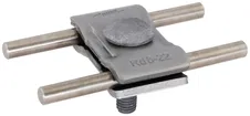 Connettore parallelo Elvatec/DEHN per conduttore tondo Ø6…22mm acciaio/nudo 