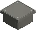 Boîte de sol Woertz 130×130 sans entrée gris IP65 