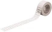 Marqueur de câble 25×20 mm blanc 1 pièce à 500 marqueurs/bobine, vierge 