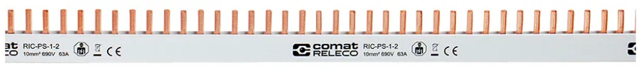 Barra collettrice ComatReleco RIC-PS-1-2, 2 poli (2L), ponte 2/4, 1×17.5mm 