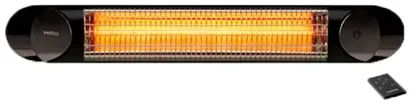Infrarot-Heizstrahler Veito Blade R2000, 2000W, 4 Stufen, IP55, schwarz 