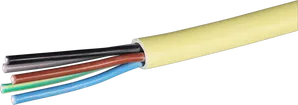 FE05C-Kabel gelb 5x2,5 mm2 Cca 3LNPE Eine Länge