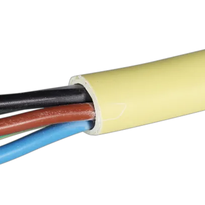 Câble FE05C jaune 5x2,5 mm2 Cca 3LNPE Une longueur