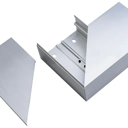 Flachwinkel 90° ELBRO für Kabalkanal 110×60mm Aluminium silber eloxiert 