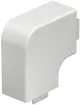 Angle plat Bettermann pour canal d'installation WDKH sans halog. 30×45 blanc pur 