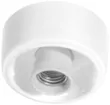 Zoccolo di isolante per lampada E27 60W Roesch bianco 
