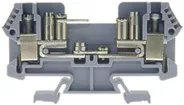 Messertrennklemme Woertz 0.5…10mm² 50A 500V Schraubanschluss 1×2 TH35/G32 grau 