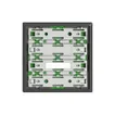 Frontplatte EDIZIO.liv SNAPFIX® für UNI-Taster 3903-2 ohne LED dgu 