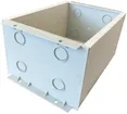 Scatola INC Fire-Stop-Box, gessofibra, 200×150×110 mm, TFC 850°C, grigio 