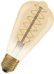 LED-Lampe LEDVANCE EDISON E27 7W 600lm 2200K DIM 140mm klar gold 