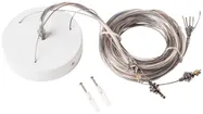 Suspension de câble SLV pour plafonnier MEDO, rond, 5m, blanc 