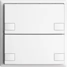 UP-Taster KNX 2-fach EDIZIOdue colore weiss RGB ohne LED 