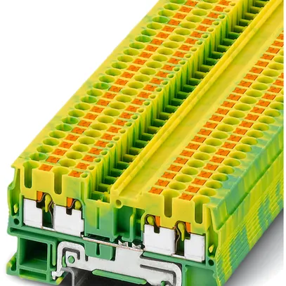 Borne 0.14…4mm² vert-jaune AWG26…12 