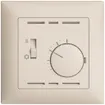 Thermostat ENC EDIZIOdue, a.interrupteur chauff./refr., 88×88mm, crema 