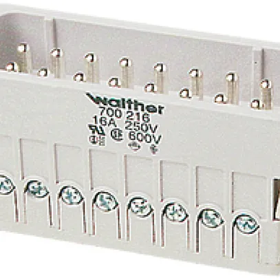 Intérieur de prise male A10 0.5…2.5mm² 20…14AWG avec protection de fil 