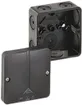 Boîte dérivation AP Abox-i 25 vide, PC, 80×80×52mm noir 