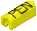 Marcatore di conduttore Weidmüller CLI C CD p.Ø1…3mm 9×3.4mm stampa: PEN giallo 