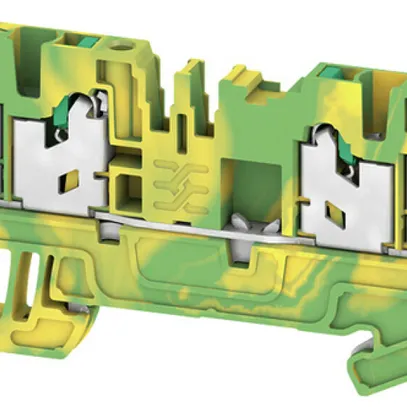 Schutzleiter-Reihenklemme Weidmüller S4C 2.5 PE SNAP IN 2.5mm² grün-gelb 