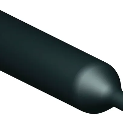 Gaine rétractable CIMCO 2:1 Ø12.5/6mm rouleau 100m à paroi mince noir 