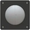 Interruttore a pulsante modino exo 2×schema 3 1×lum.10A 250V 90×90mm nero 