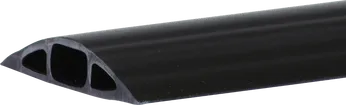 Seuil en caoutchouc 76×17mm 1.5m noir 