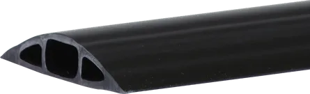 Gummibodenleiste 76×17mm 1.5m schwarz 