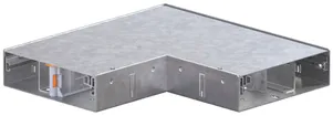 Angolo piatto tehalit BKB inferiore interno per canale a pavimento 200×350×60mm 
