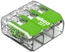 Dosenklemme WAGO 221-423 mit Hebel in Box 50×3L 0.2…4mm² 32A 450V grün 