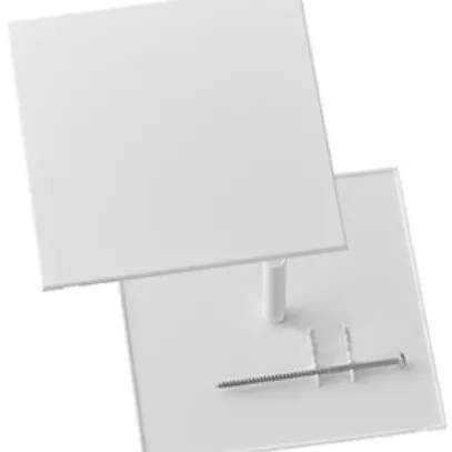 Couvercle à broches HSB Weibel Slim mini 96×96mm matière synthétique blanc 