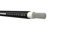 Câble solaire 1x4mm2 noir, codé blanc BETAflam 125 RV flex 1500 V DC, Dca Une longueur