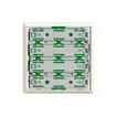 KNX-Funktionseinsatz RGB 1…8-fach EDIZIOdue weiss mit LED, mit Temperaturfühler 