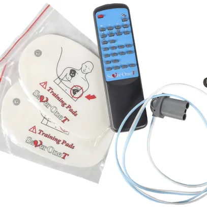 AED Trainingsgerät SAVER ONE, m.Tragetasche, Training-Pads, Kabel, Fernbedienung 