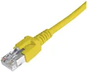 Câble patch RJ45 Dätwyler 7702 4P, cat.6A (IEC) S/FTP LSOH, jaune, 15m 