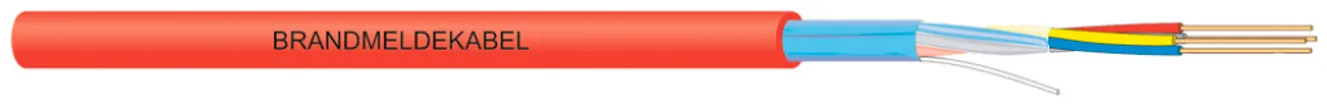 Câble détection incendie FE180 E30-E90, 32×2×0.8+1×0.8 rouge 